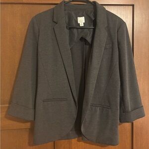 LC Lauren Conrad Charcoal Blazer